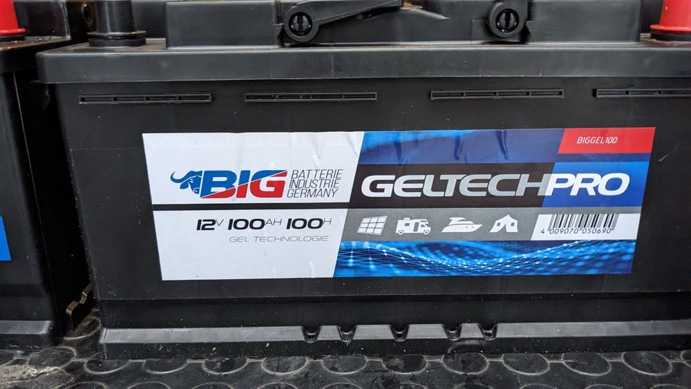 Гелевый аккумулятор GEL для квартиры BIG GELTECH PRO GEL 12V 100Ah