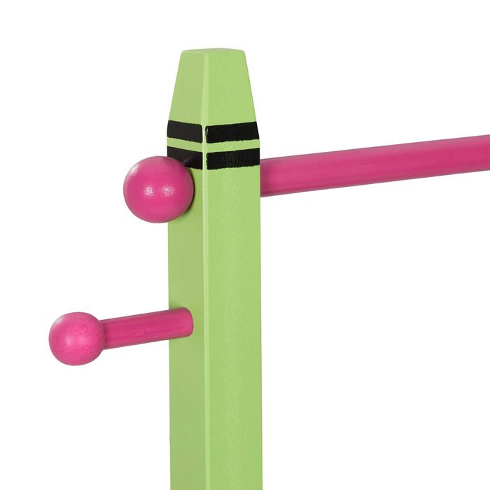 Dziecięcy wieszak na ubrania z półkami Relaxdays