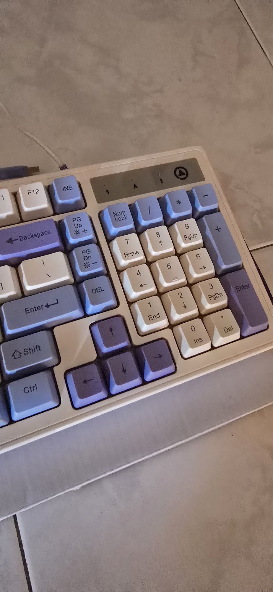 Teclado Usb Pc computador Iluminado p/água (Novo)