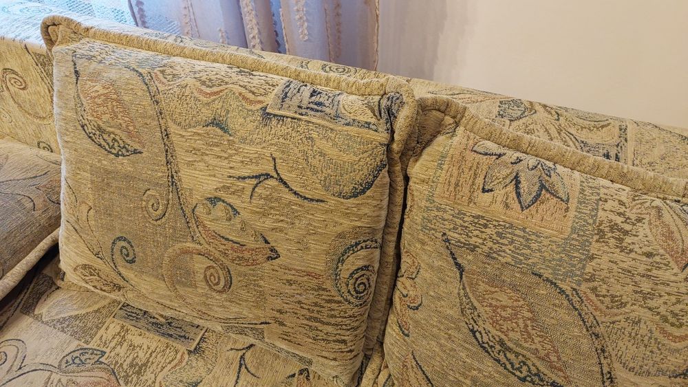 Sofa kanapa wersalka 200 cm rozkładana z poduszkami