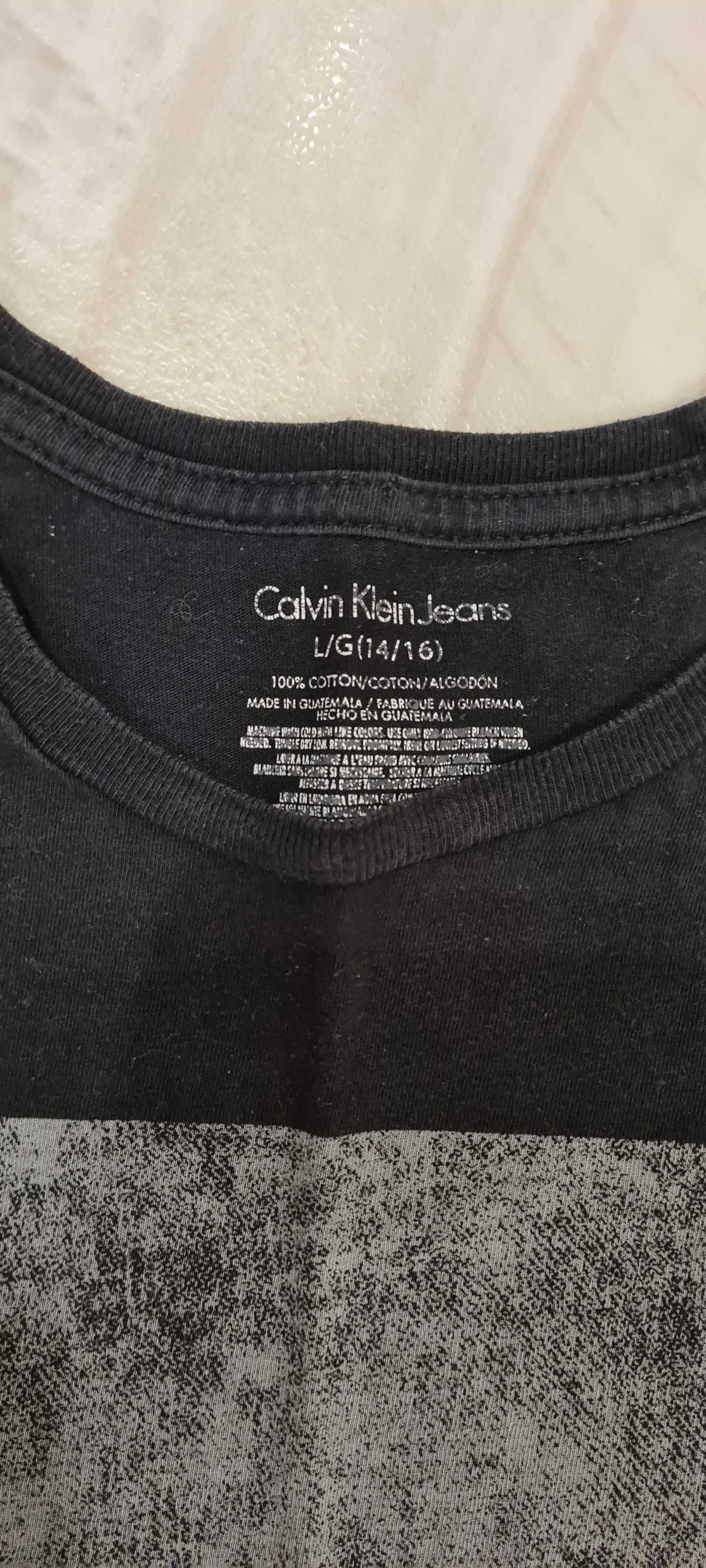 CALVIN KLEIN JEANS T-shirt Koszulka Podkoszulka Podkoszulek Chłopięca