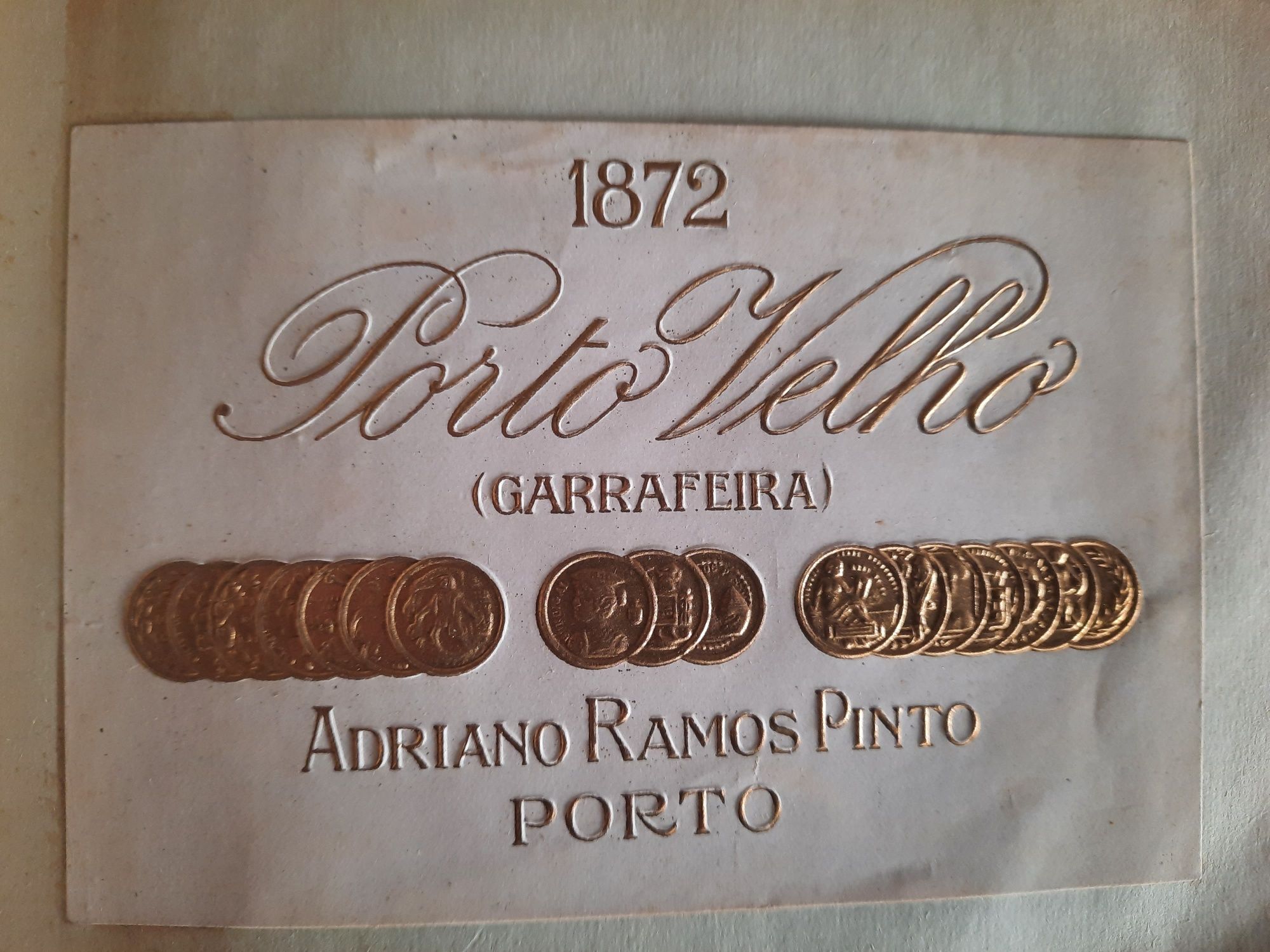 Catalogo de Rotulos originais Porto Ramos Pinto com 100 anos