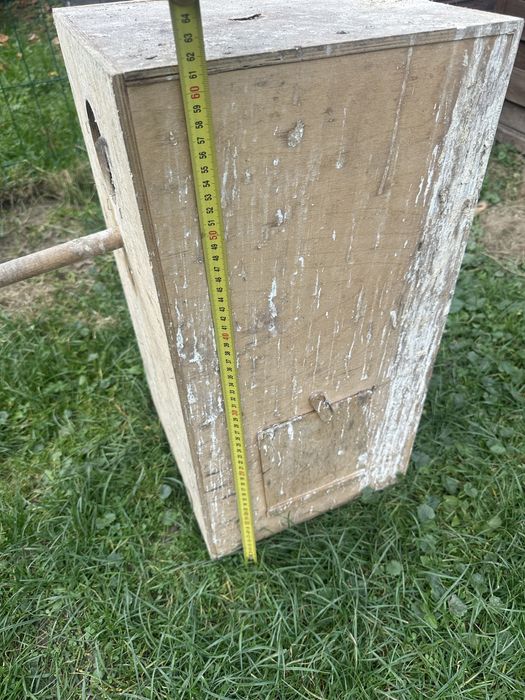 Budka legowa domek dla papug duzych 31x31x62cm