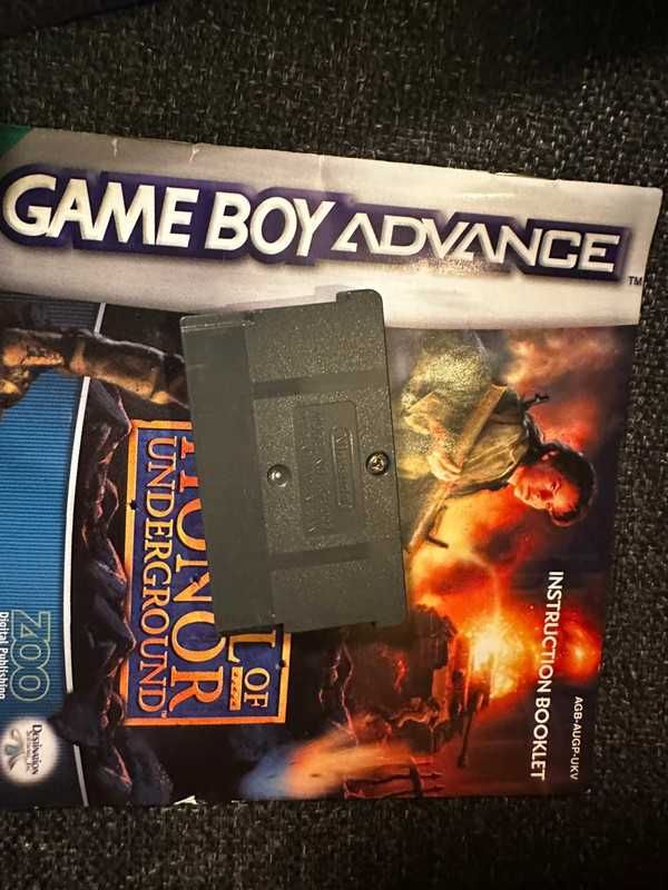 Medal of Honor Underground Gameboy Advance Cartridge CIBBoxInstruction