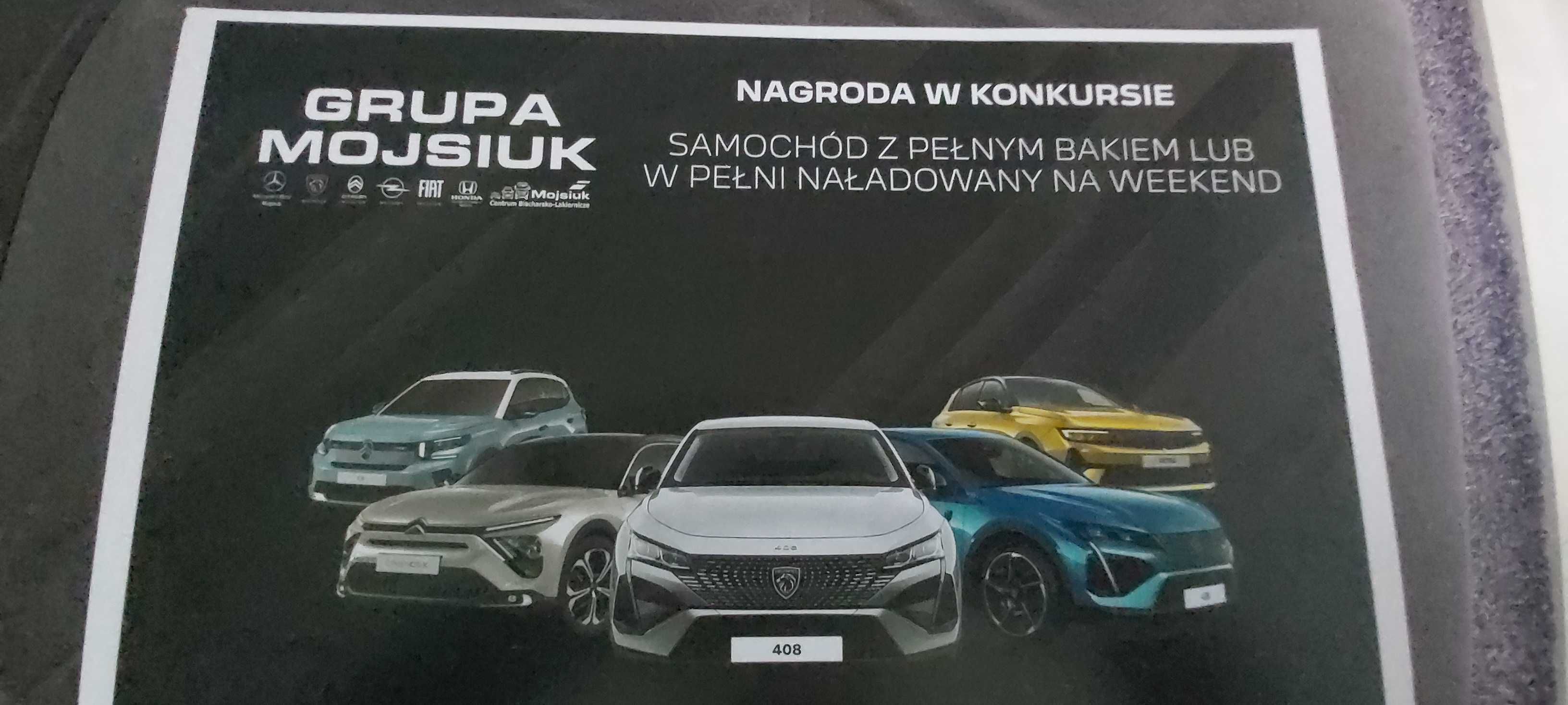 Auto z MOJSIUKA na weekend, Elektryk lub z pełnym bakiem paliwa !!!