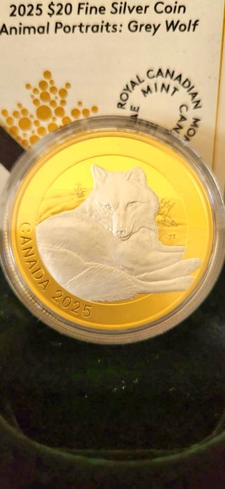 Повна колекція срібних монет "Портрети тварин 2025"!