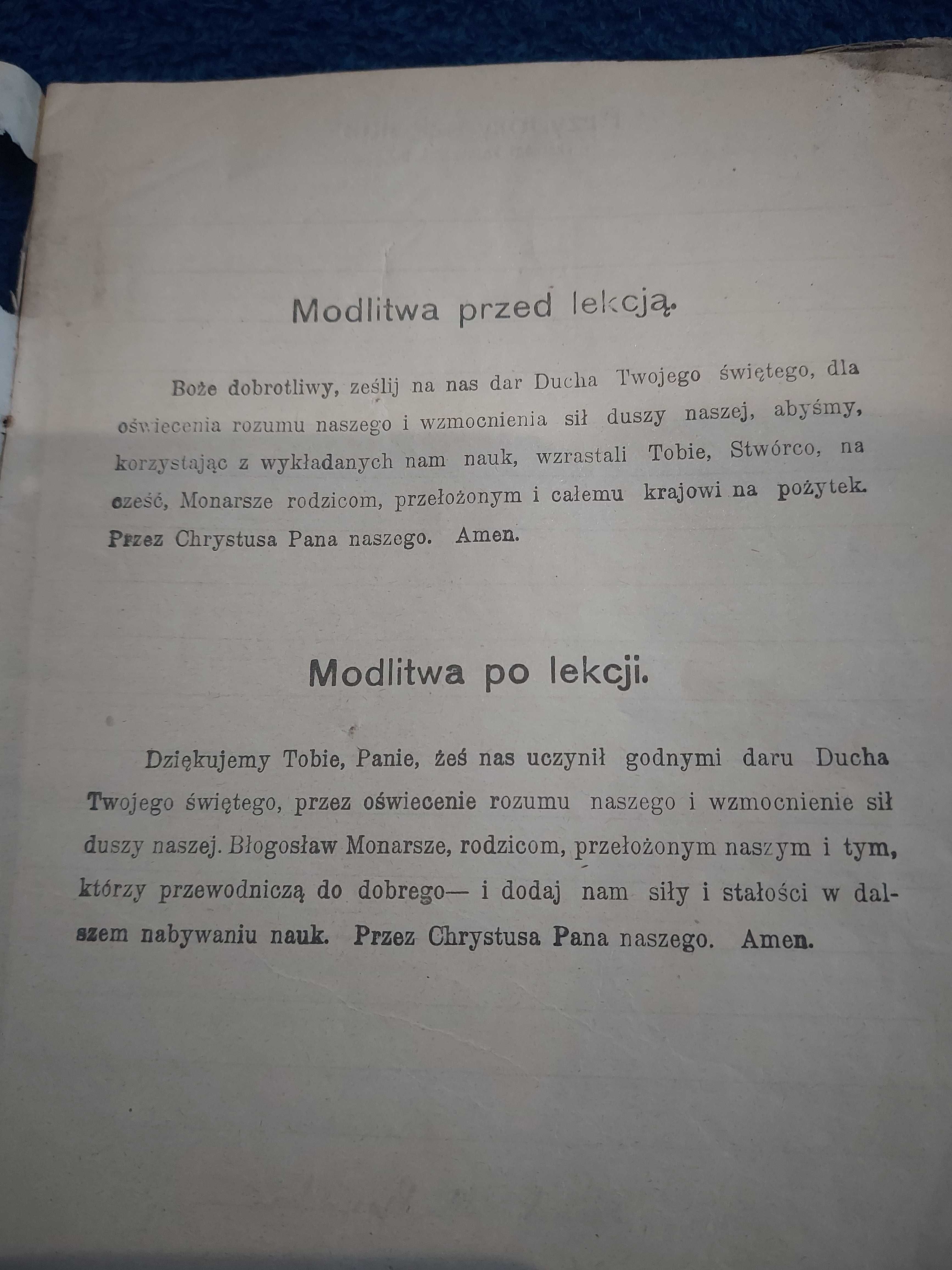 Dziennik Lekcji Radom 1915r