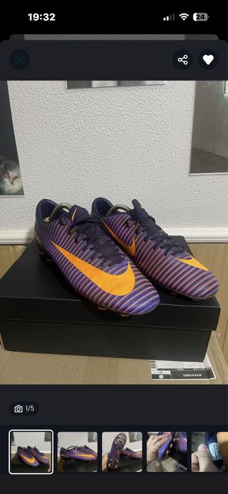 Бутси ретро nike mercurial x