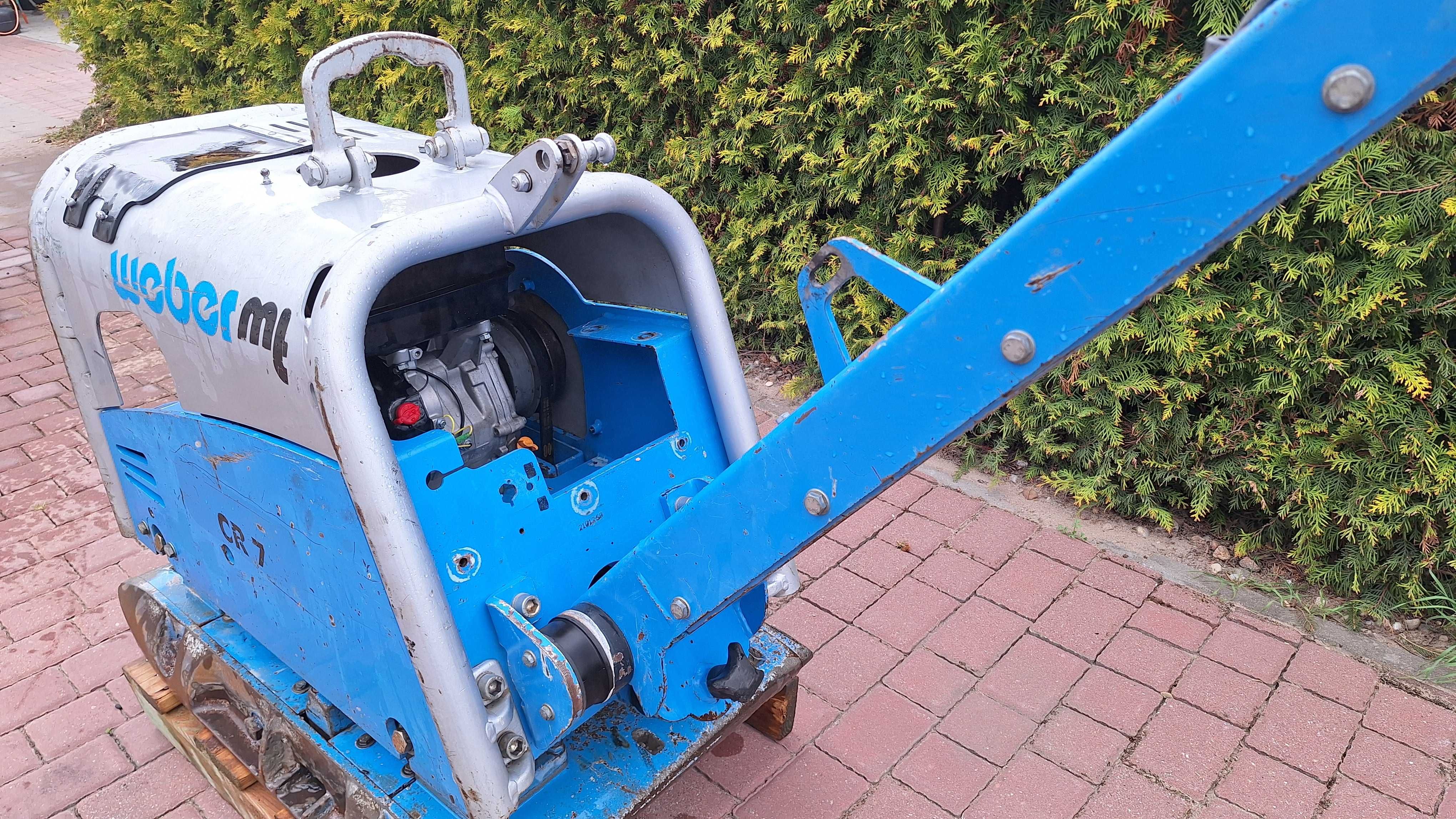 Zagęszczarka płytowa WEBER CR7 437 kg ubijak gruntu 450 wysyłka