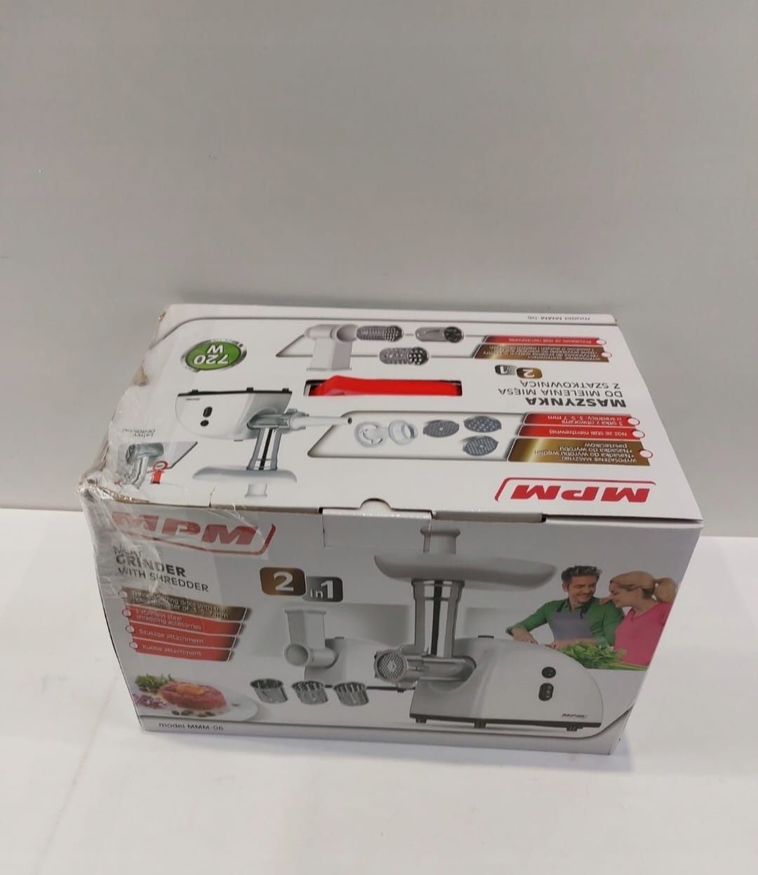 Maszynka do mielenia mięsa MPM MMM-06 biały 720 W