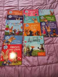 Livros colecção Pedrito Coelho