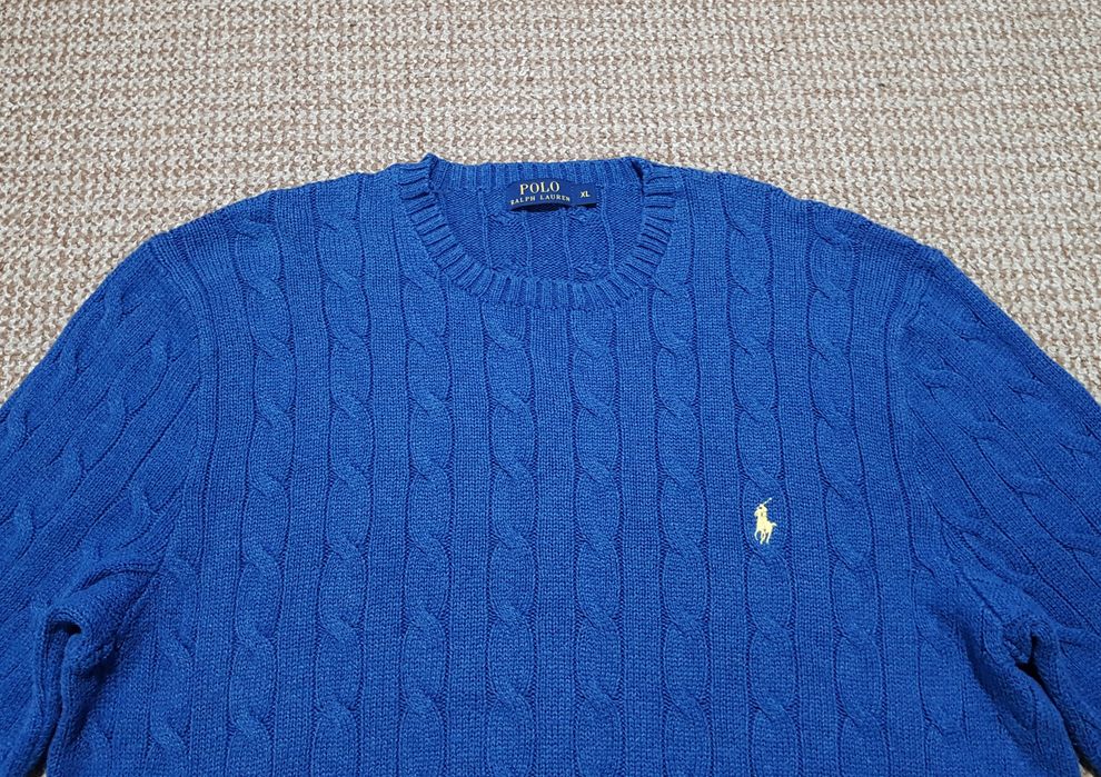 Ralph Lauren Polo XL кофта в'язана светр бавовняний оригінал джемпер