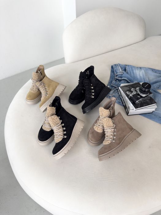 ‼️СУПЕР ЦІНА Зимові черевики преміум якість (36-41р) •Італійська замша