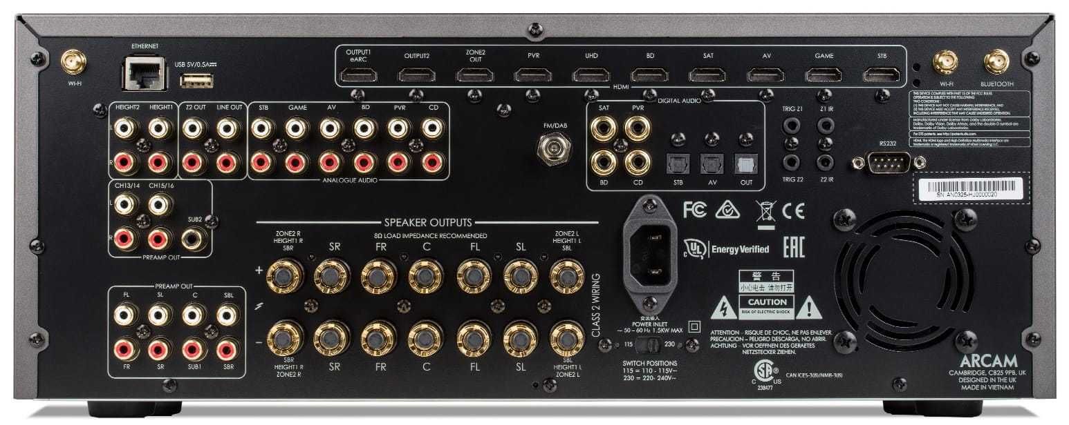 Amplituner kina domowego Arcam AVR31 Dolby Atmos Auro 3D DTS 4K Raty0%