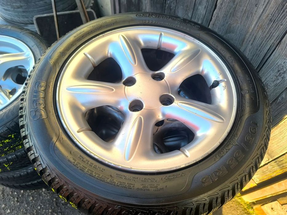 4x108 Felgi Aluminiowe Alufelgi 15 Koła Zimowe Zima CITROEN C2 C3 C4 BERLINGO XSARA PICASSO XANTIA  Peugeot 206 207 208 301 307 SW PARTNER 406 1007  8mm Legnica ALU-RAD 195/55