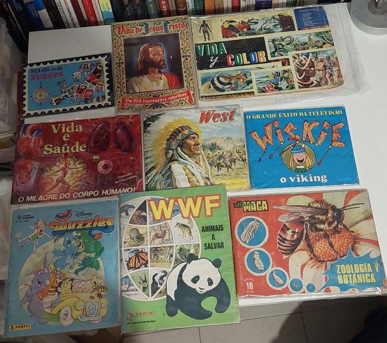 Cadernetas Completas - Várias | Ver descrição, lista e fotos