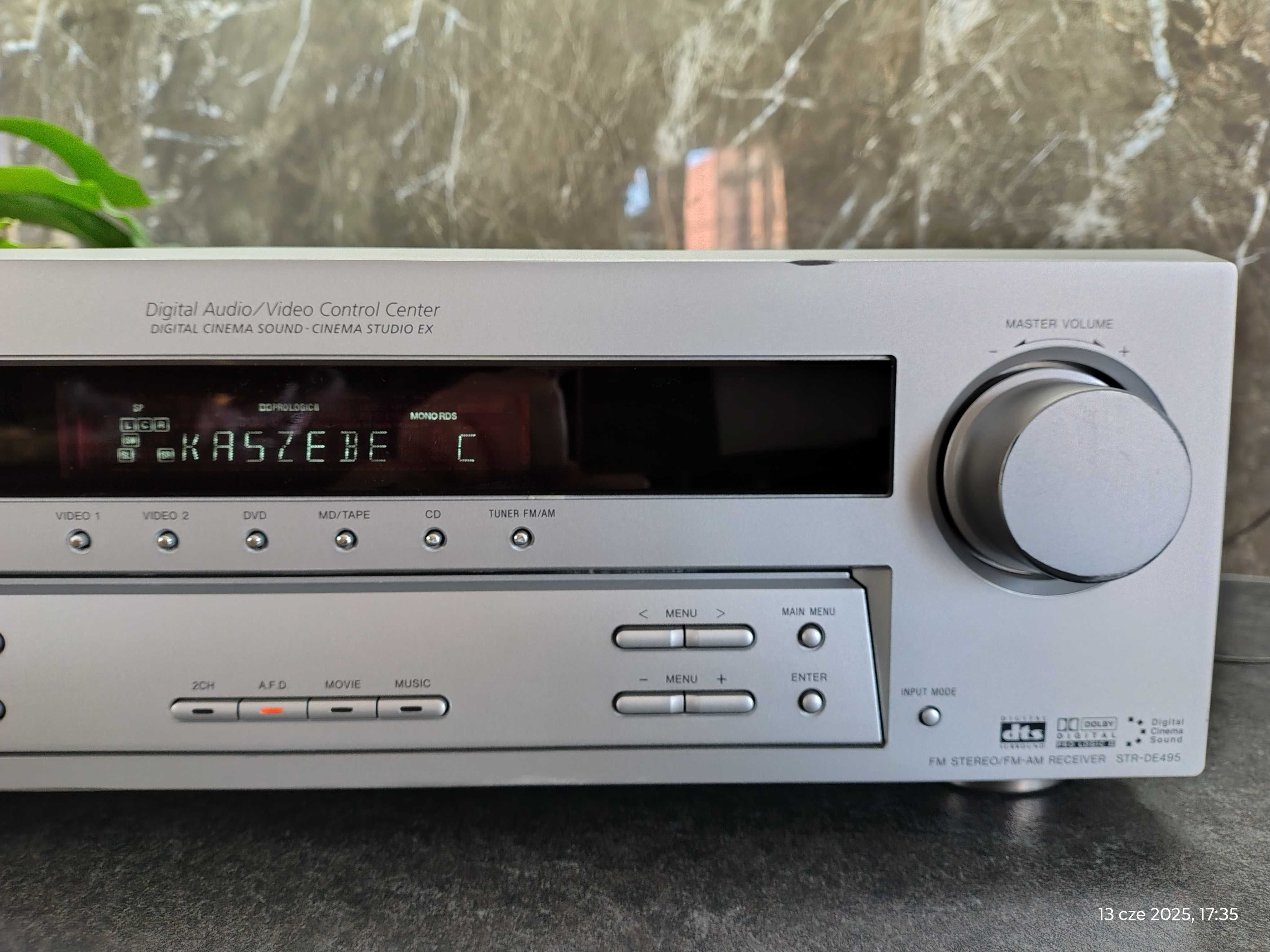 SONY STR-DE495 amplituner po fachowym przeglądzie b.ładny stan