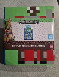 Carbotex Komplet Pościeli Bawełnianej 160x200 + 70X80 Cm Minecraft