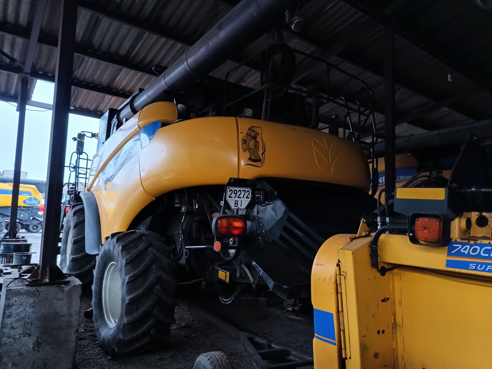 Комбайн new holland cr9080 з картографією