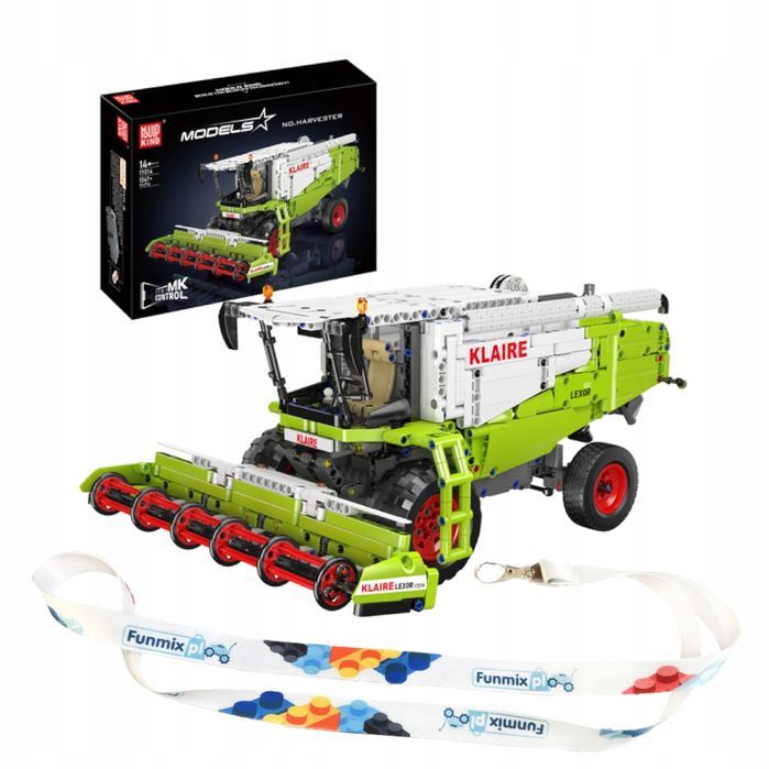 Klocki 1347 el. Kombajn zdalnie sterowany Mould King 17014s