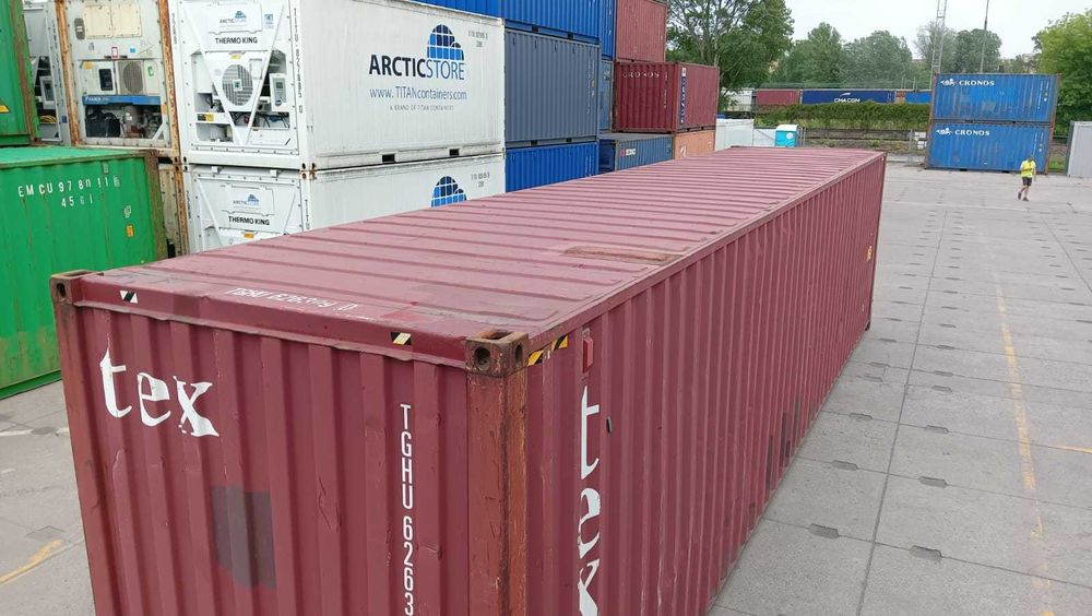 UŻYWANY Kontener morski 12 metrowy / 40HC CW / PZ
