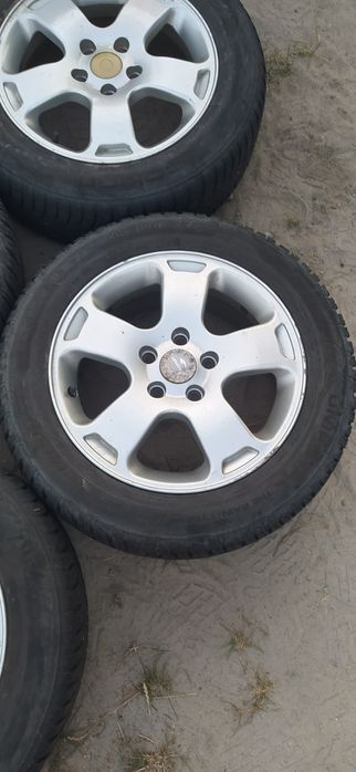 Alufelgi z oponami 5x112 koła 16 cali audi a4b5