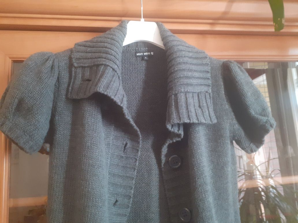 Sweter z Multiwear z krótkim rękawem