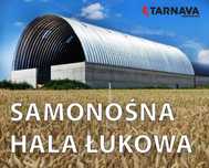 Hala łukowa, magazynowanie zboża Tarnava, 20x50, 1000m2