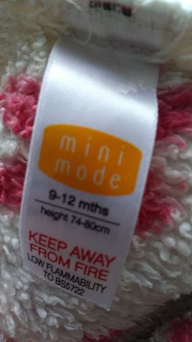 Szlafrok, szlafroczek dziecięcy Mini Mode 74-80