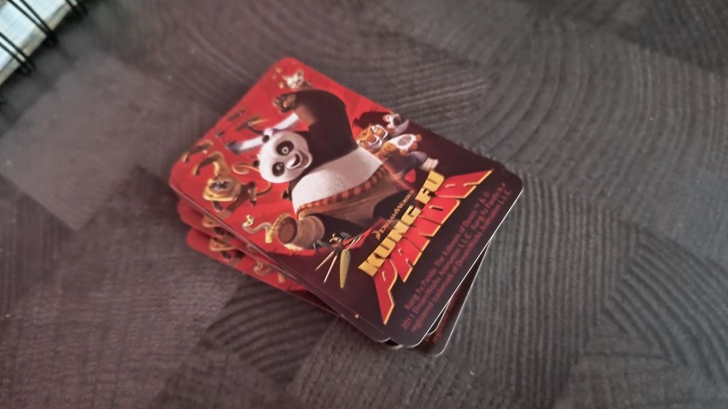 Karty kolekcjonerskie "Kung-fu Panda"