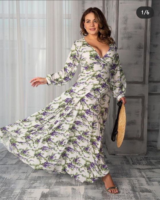 Платье тоненькое нежное еврософт