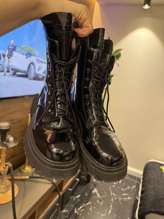 Сапоги кожанные