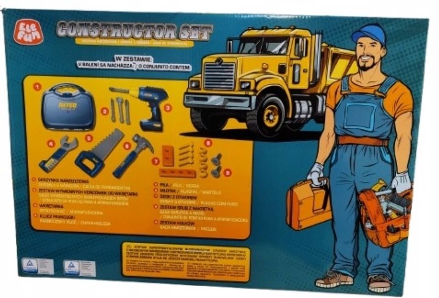 Skrzynka narzędziowa dla dzieci