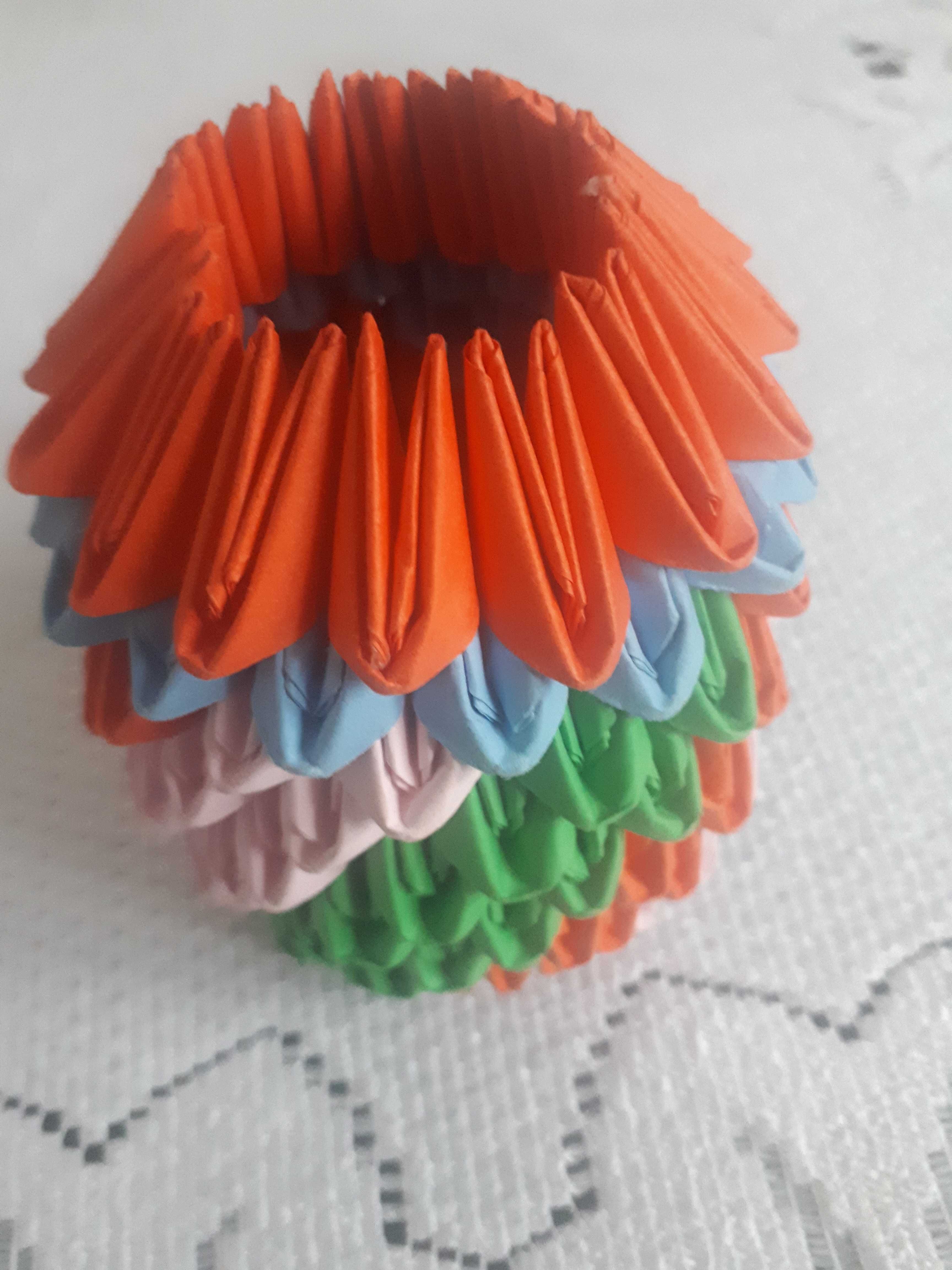 Pisanka wielkanocna ORIGAMI wysokość 10 cm