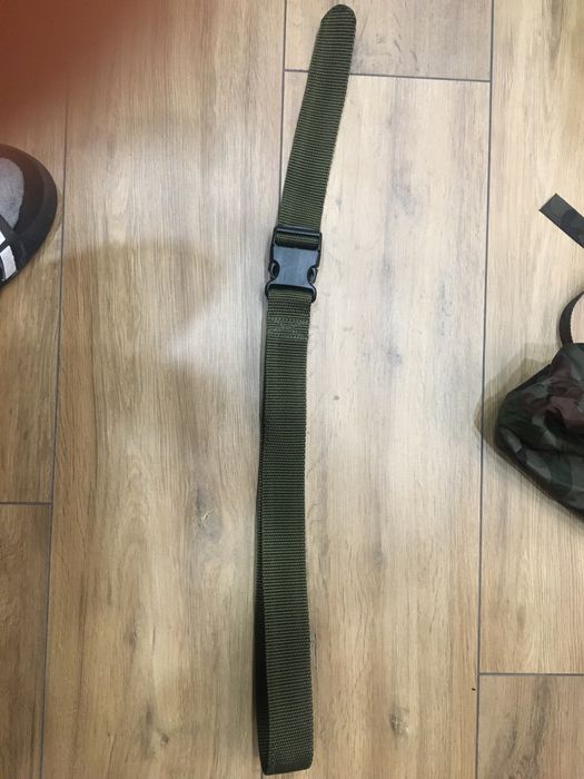 Pas oliwkowy do spodni wojskowy MON WP