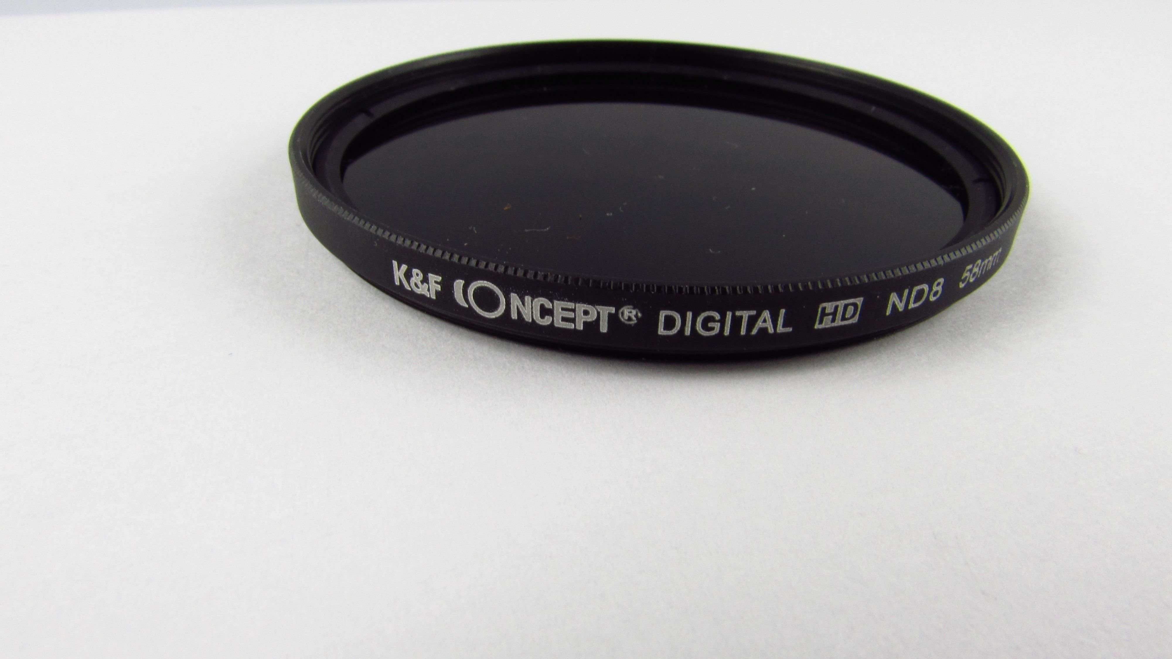 K&F CONCEPT - Filtr połówkowy szary Digital HD ND8 58 mm