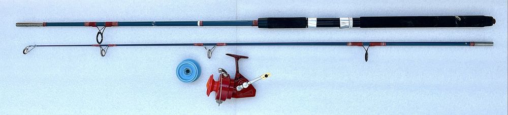 Zestaw wędkarski retro GERMINA Standart plus Rex 64 Made in DDR