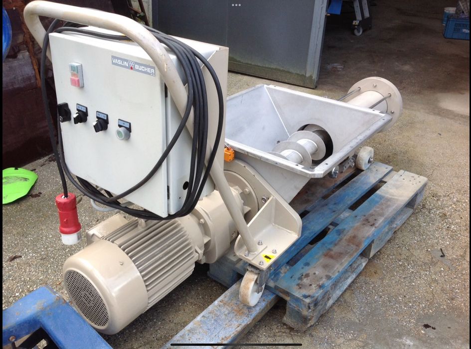 Desengaçador. Vaslin Bucher   Bomba de masas