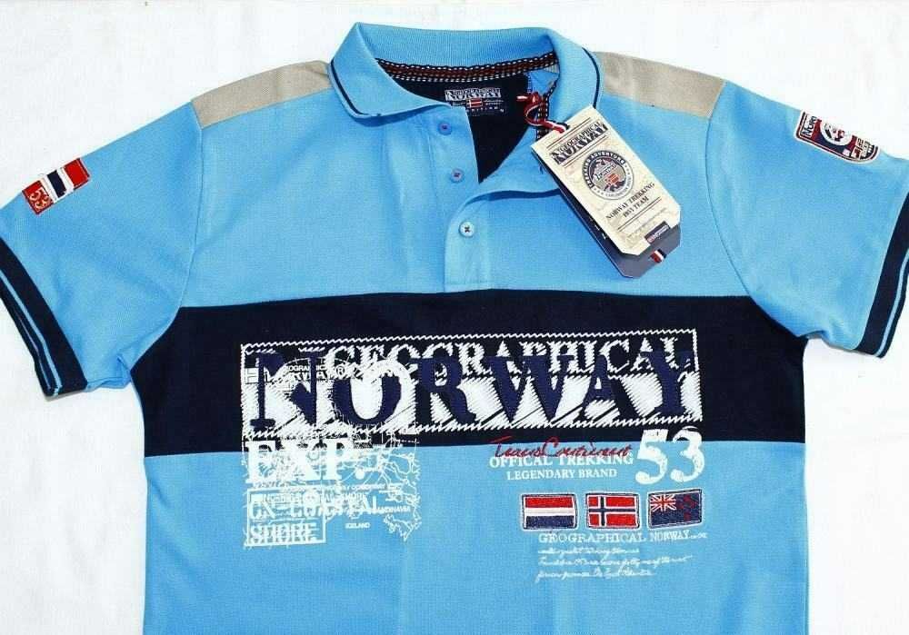 Новая оригинальная тенниска Geographical Norway Polo Poloshirt 48p.