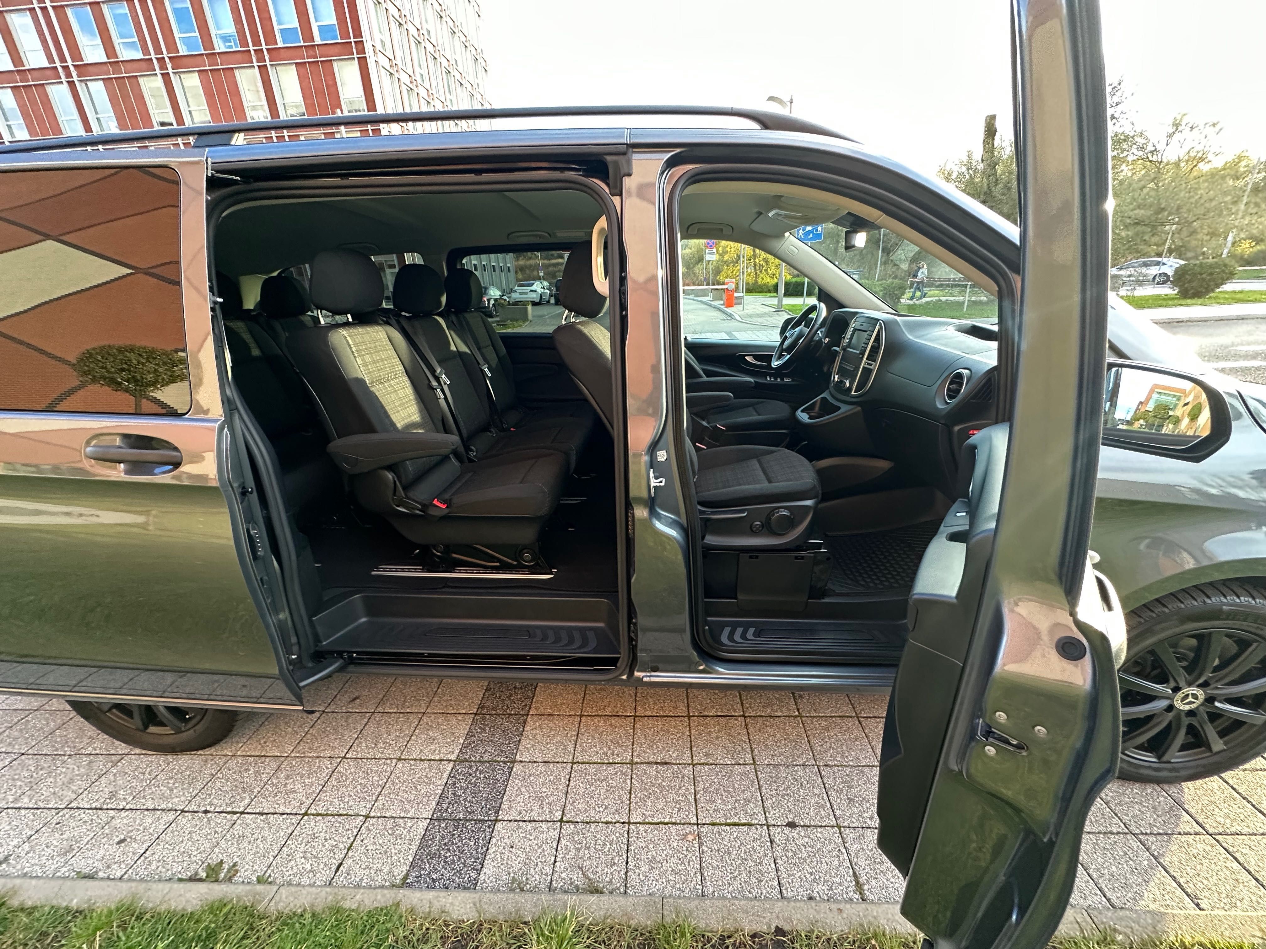WYNAJEM BUS Mercedes Vito Tourer 8 osobowy LONG V-klasa Van Automat