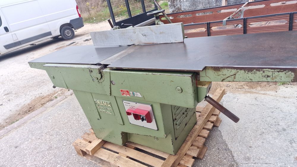 Plaina garlopa frama 500 com furador maquinas de carpintaria