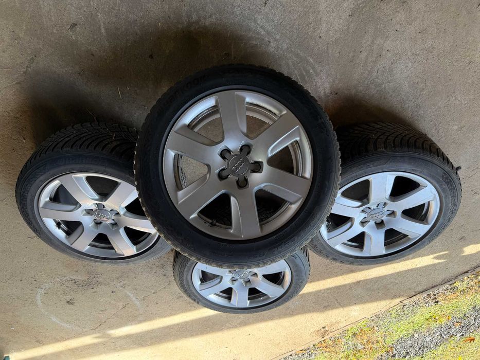 Koła Opony Alufelgi Hankook 225/55r17 101V 5x112 Audi A4 A5 A6 A3 Zima