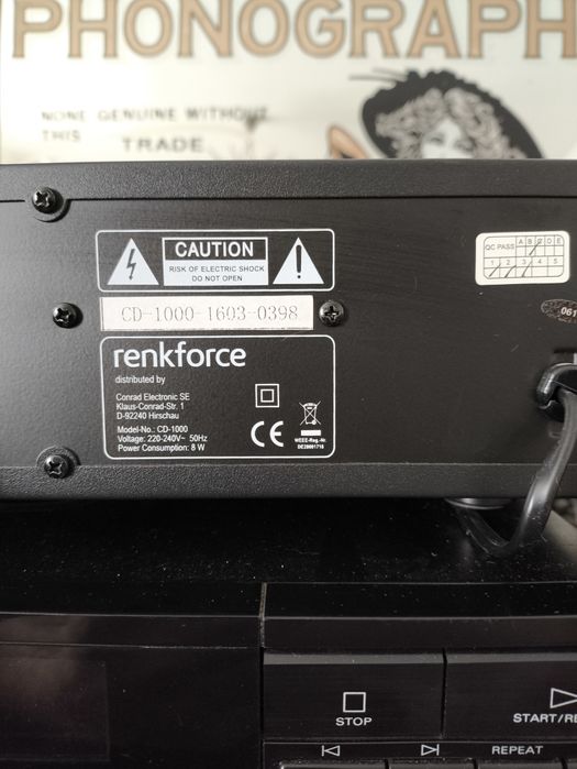Renkforce CD 1000 odtwarzacz cd