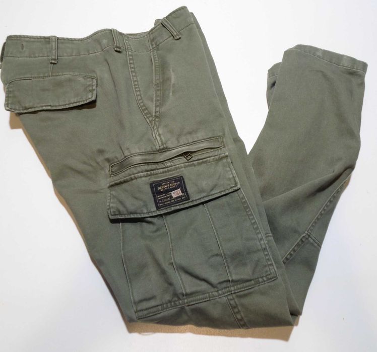 Ralph Lauren Denim & Supply spodnie bojowki meskie M