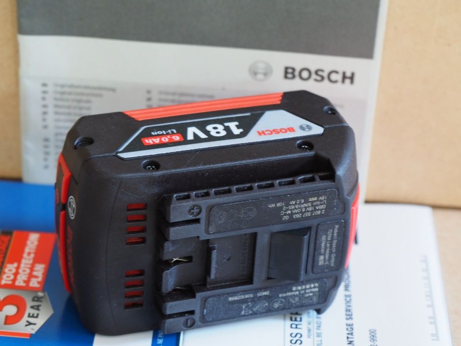 BOSCH 18v 6Ah bateria akumulator wurth berner spit bti