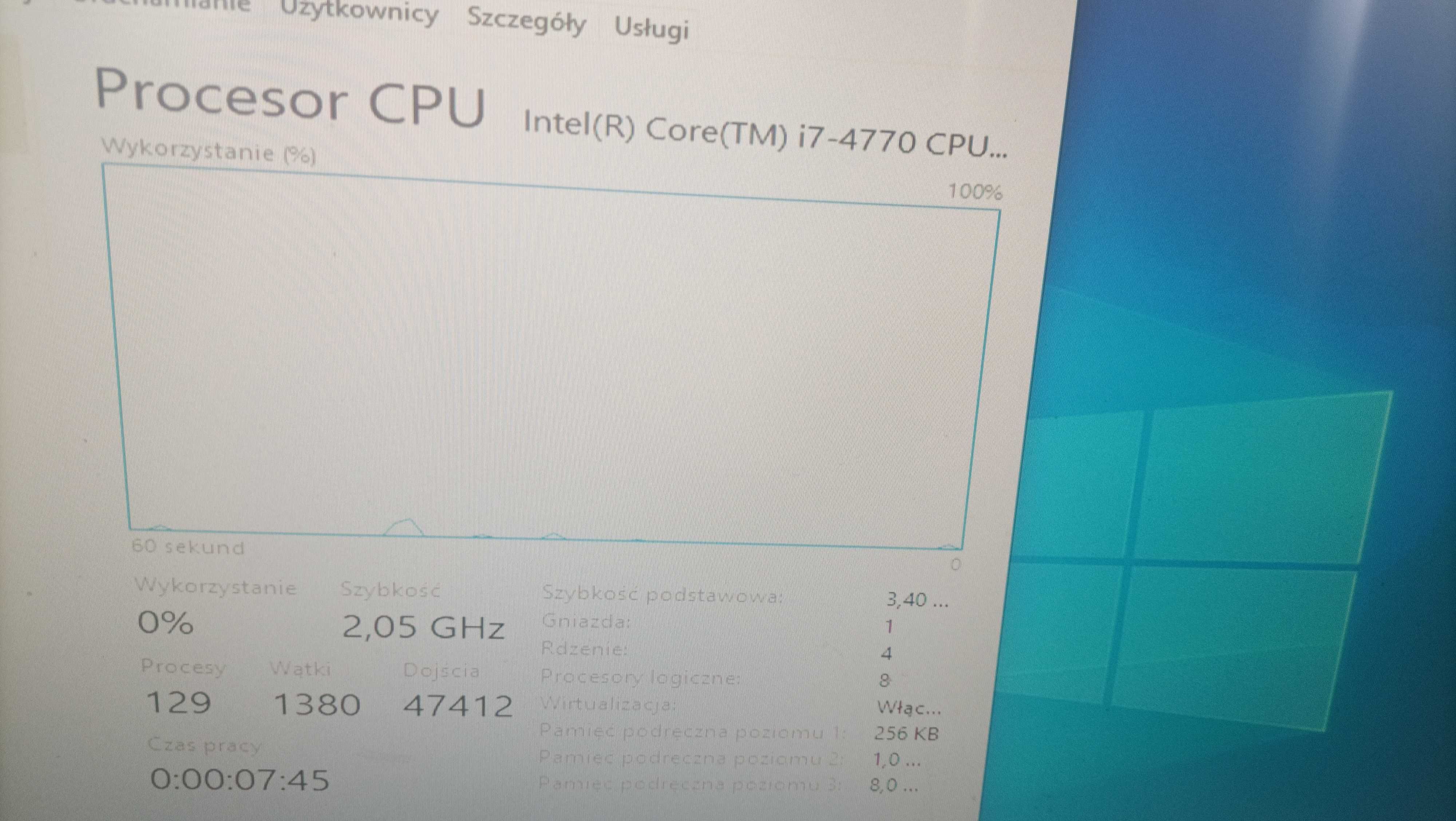 i7 4770 + 16GB[2x8GB] ddr3 + płyta intel DQ87PG +chłodzenie procesora