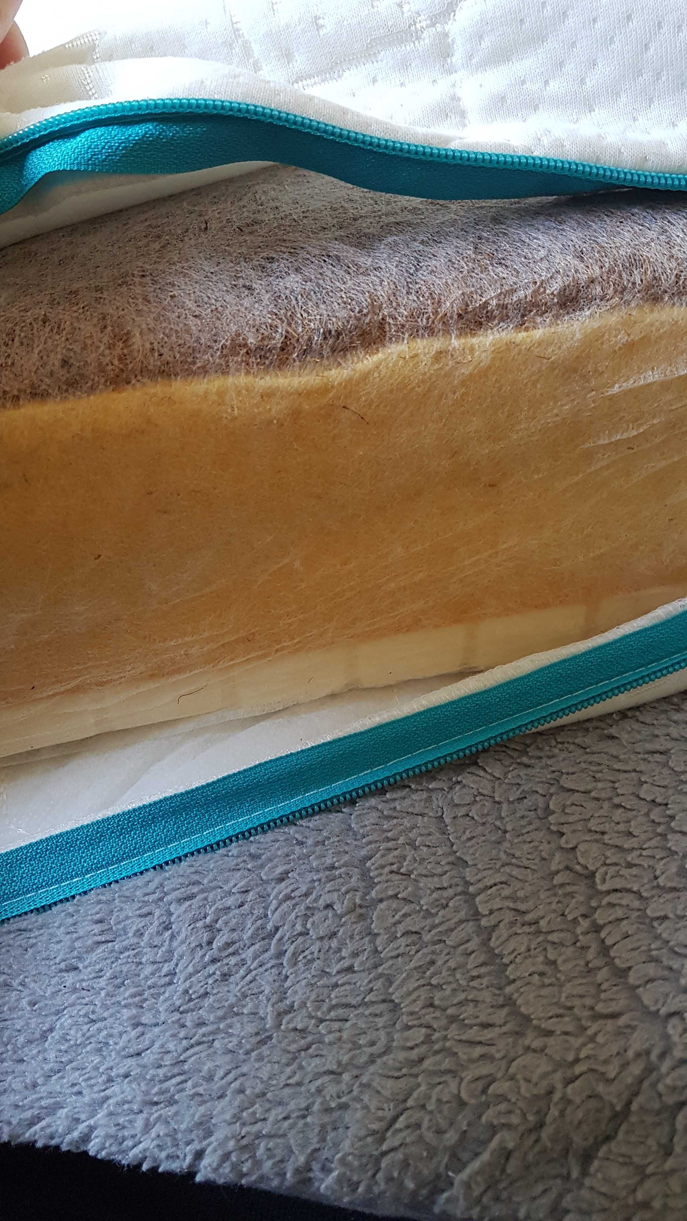 Materac 120x60, Fiki Miki, lateks-pianka-kokos, dwustronny