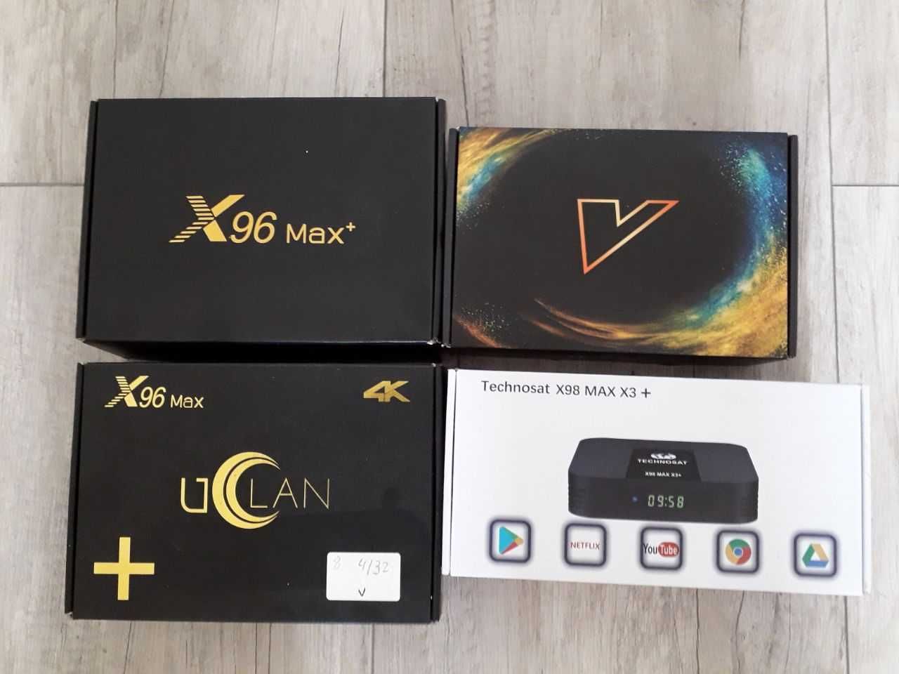Android TV X96max+ GELIUS AirMax 4/32/64 A95XF3 ARTLINE KM9Pro MECOOL