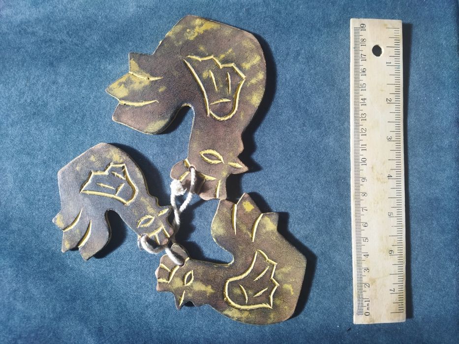 drewniane ozdoby, zawieszki ręcznie wykonane