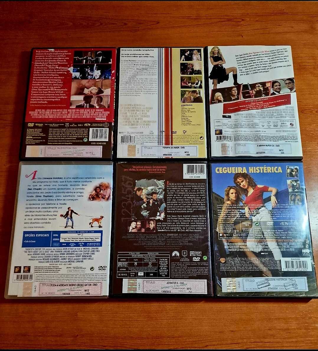 Coleção UMA THURMAN 6 Filmes - Conjunto ou Individual